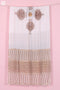 Mulmul Cotton Wrap In Gold Block Print